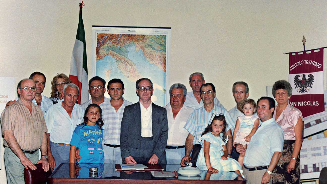 1989 - Visita Bruno Fronza al Circolo