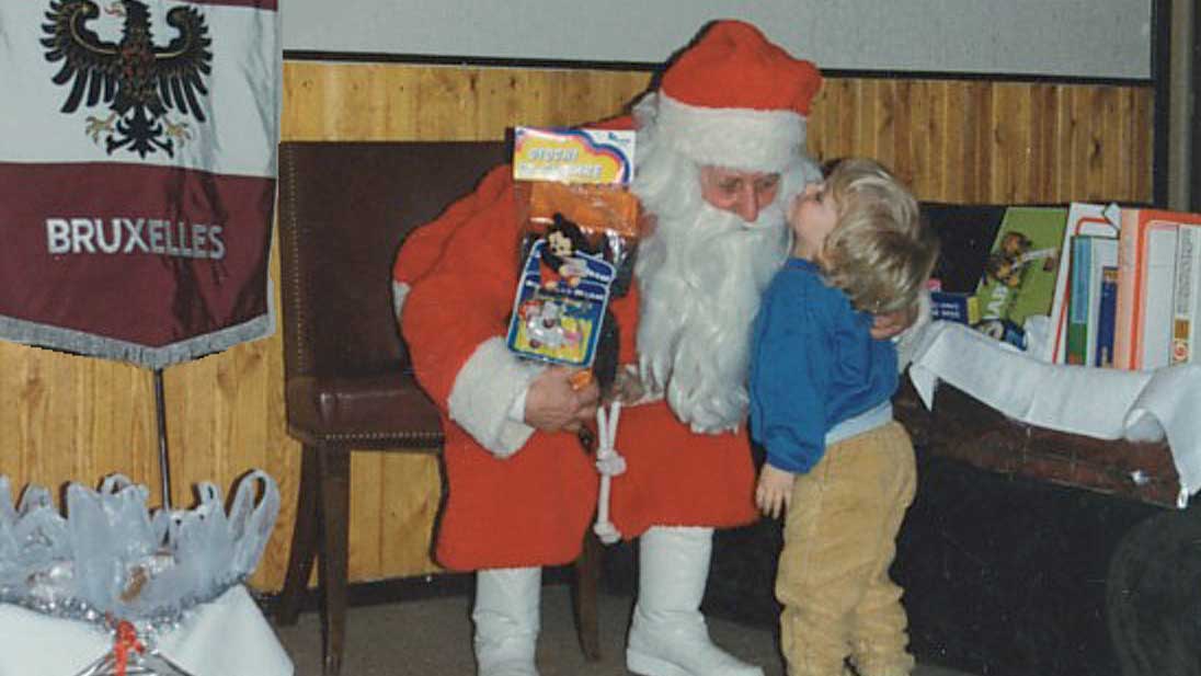 1989 - Natale per i bimbi del Circolo durante la Festa Trentina