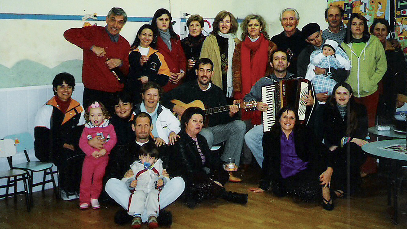 2005 coro Stella Alpina alla festa sociale del Circolo