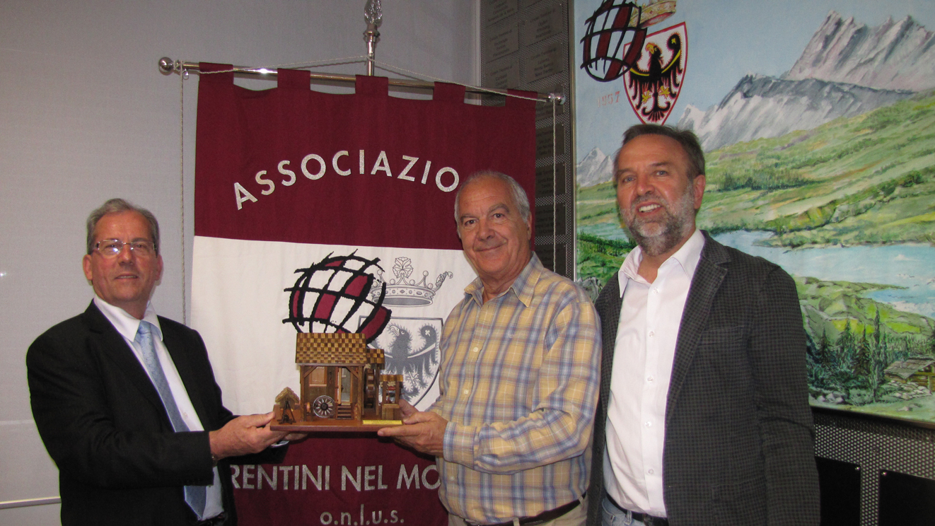 2014 - Darci Zanotelli presidente del circolo in visita all'Associazione