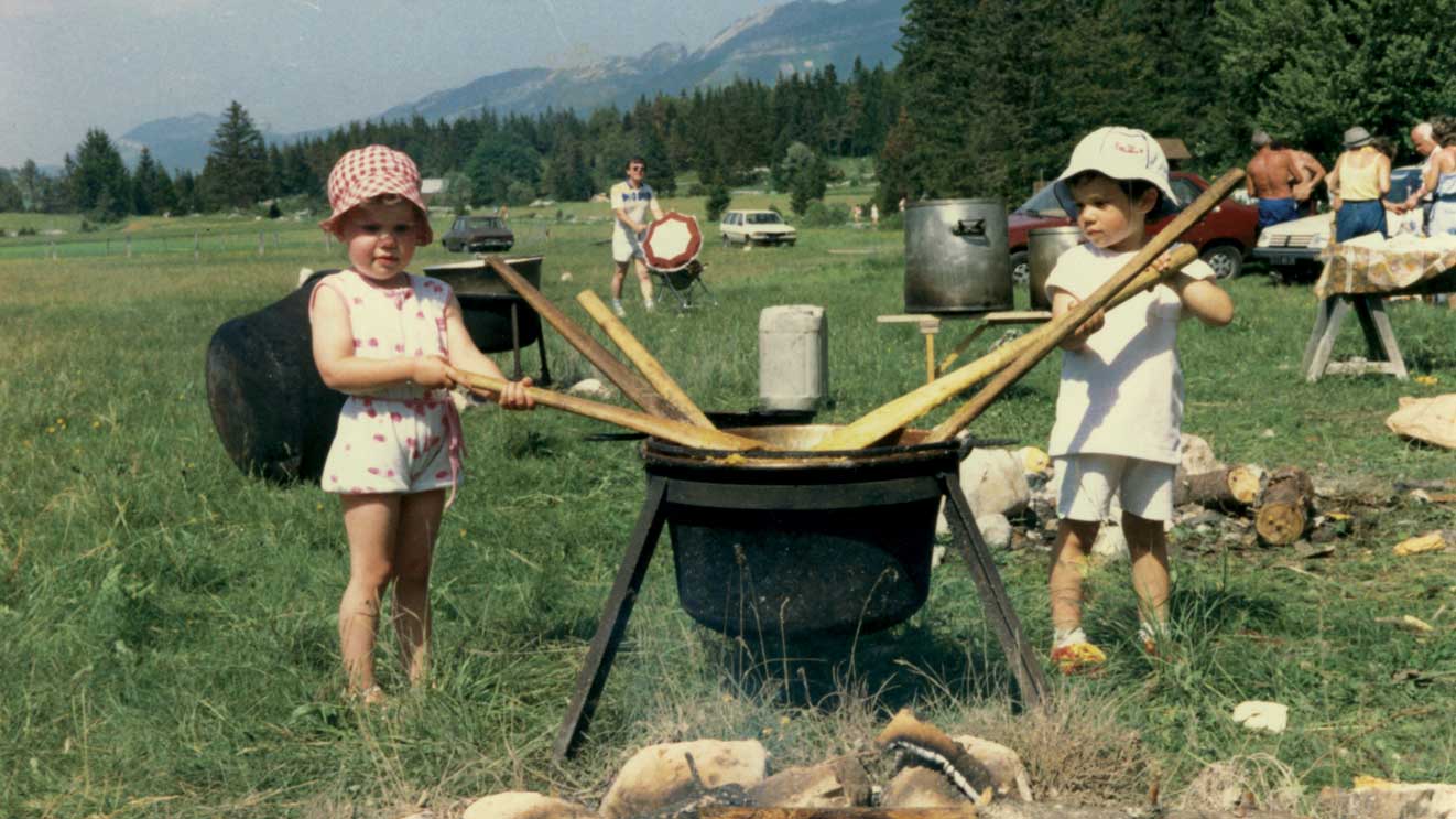 1986 - alla Baita Trentina si comincia presto a 