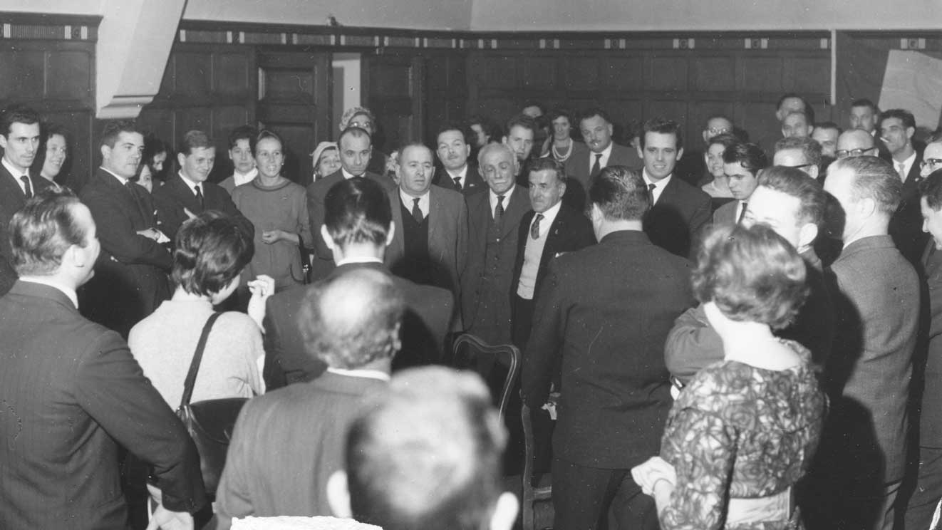 1974 - Prima riunione festosa in occasione della fondazione del Circolo