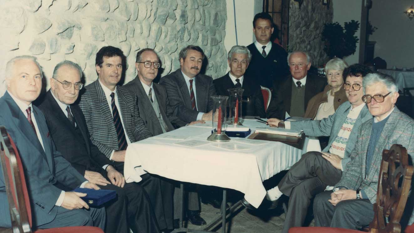 1991 Incontro con le autorità dell'Associazione