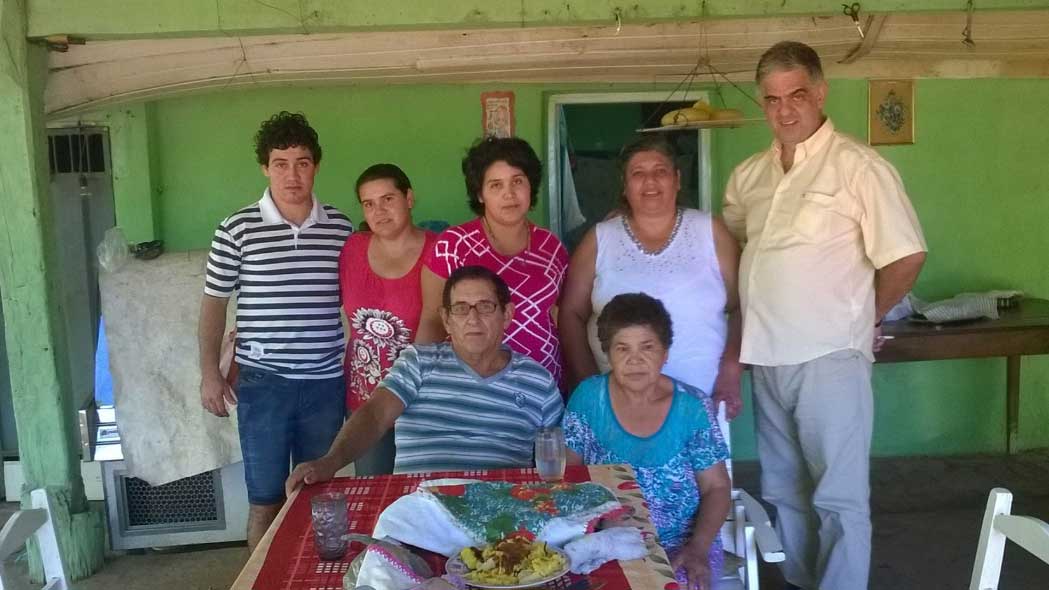 2015 - visita del coordinatore A. Gianotti al Circolo - famiglia della presidente Gladys Libardi